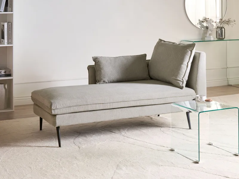 Schäslong Yerres - Grå - Möbler - Soffa - Dagbäddar