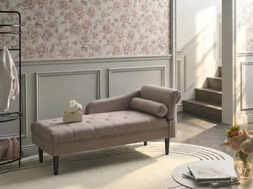Schäslong Yvoire Högervänd - Taupe - Möbler - Soffa - Dagbäddar