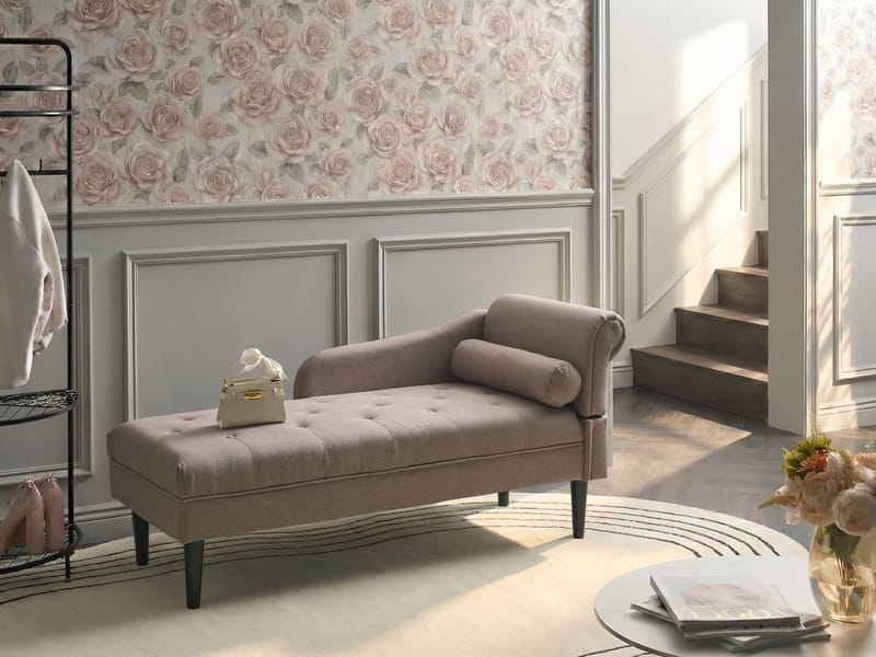 Schäslong Yvoire Högervänd - Taupe - Möbler - Soffa - Dagbäddar