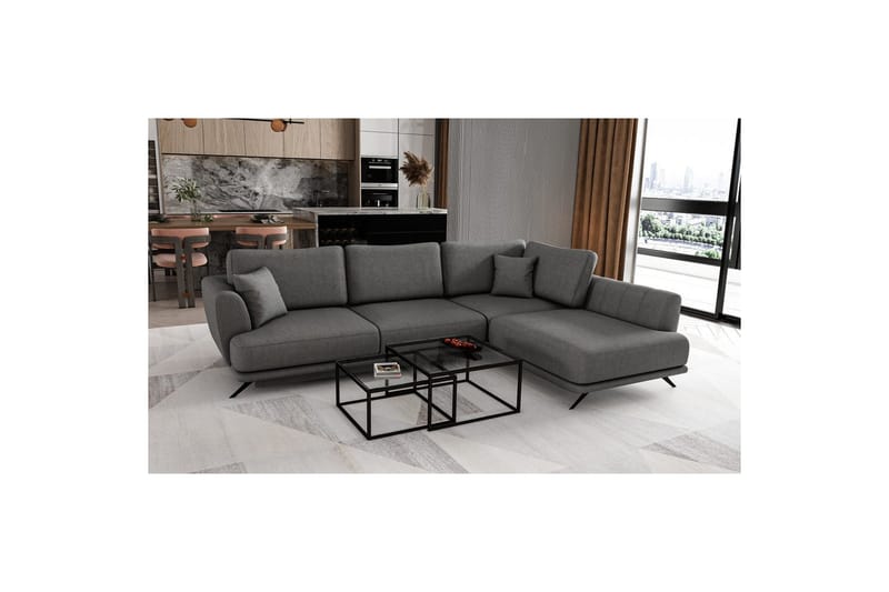 Sektion Eltap Larde 286x191x90 cm - Sola 6, Höger - Möbler - Soffa - Bäddsoffa