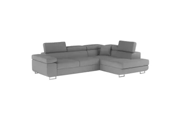 Sektionssoffa Eltap Anton 272x203x85 cm - Jarell 04, Ljusgrå, Höger - Möbler - Soffa - Bäddsoffa