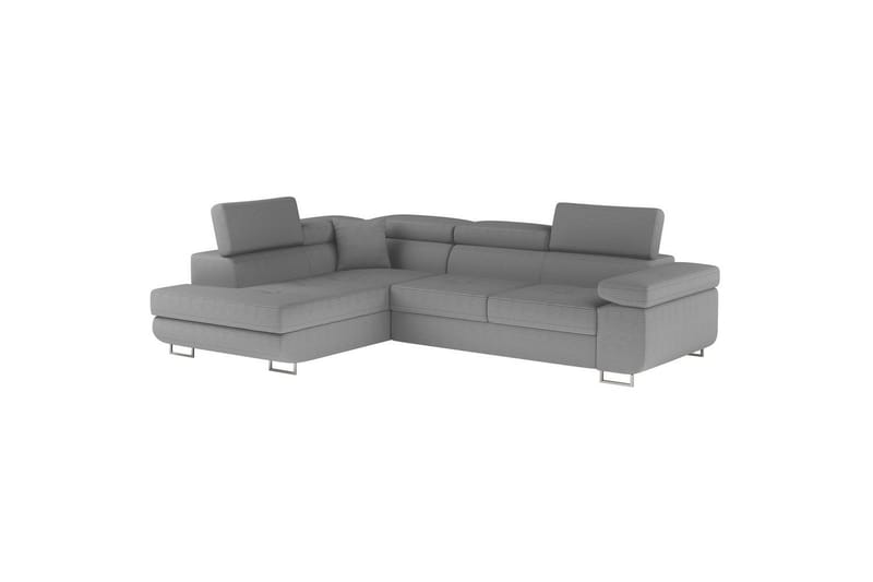 Sektionssoffa Eltap Anton 272x203x85 cm - Jarell 04, Ljusgrå, Vänster - Möbler - Soffa - Bäddsoffa