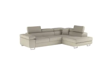 Sektionssoffa Eltap Anton 272x203x85 cm - Jarell 18, Ljusbeige, Höger - Möbler - Soffa - Bäddsoffa