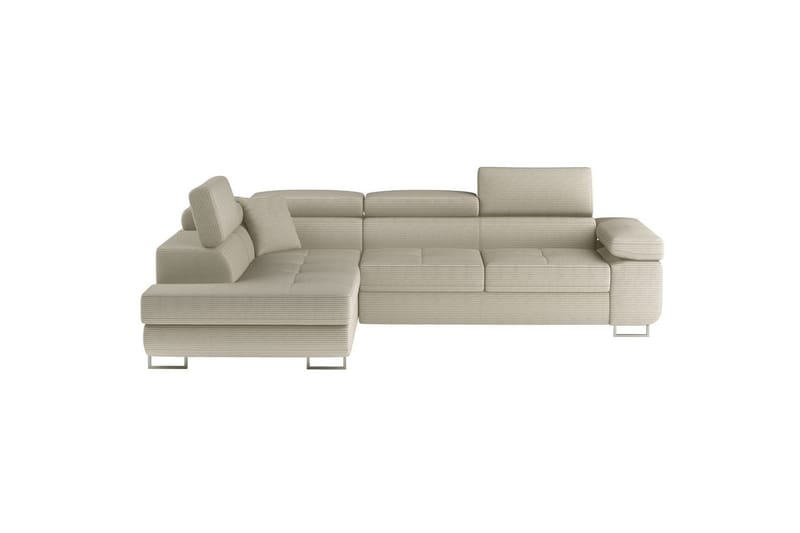 Sektionssoffa Eltap Anton 272x203x85 cm - Jarell 18, Ljusbeige, Vänster - Möbler - Soffa - Bäddsoffa