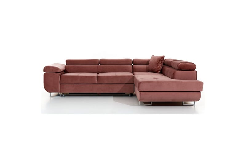 Sektionssoffa Eltap Anton 272x203x85 cm - Monolith 63, Rosa, Höger - Möbler - Soffa - Bäddsoffa