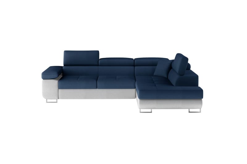 Sektionssoffa Eltap Anton 272x203x85 cm - Monolith 77, Monolith 84, Blå, Ljusgrå, Höger - Möbler - Soffa - Bäddsoffa