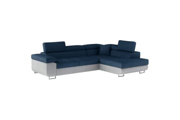 Sektionssoffa Eltap Anton 272x203x85 cm - Monolith 77, Monolith 84, Blå, Ljusgrå, Höger - Möbler - Soffa - Bäddsoffa