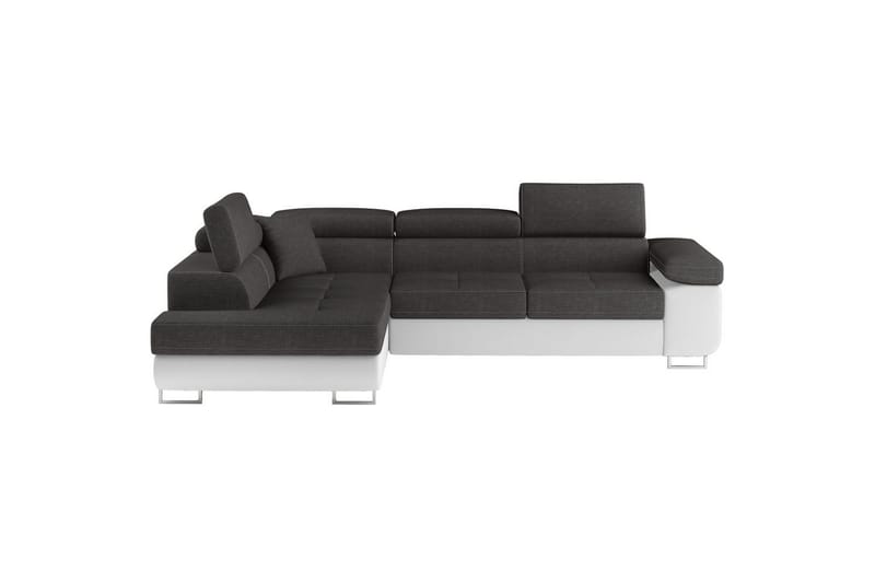 Sektionssoffa Eltap Anton 272x203x85 cm - Sawana 05, Soft 17, Grå, Vit, Vänster - Möbler - Soffa - Bäddsoffa