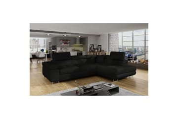 Sektionssoffa Eltap Anton 272x203x85 cm - Sawana 14, Svart, Höger - Möbler - Soffa - Bäddsoffa