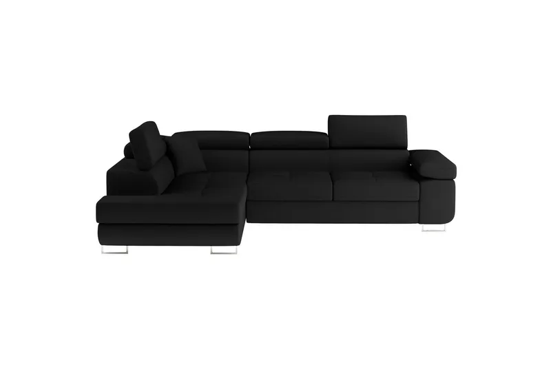 Sektionssoffa Eltap Anton 272x203x85 cm, Sawana 14, Svart, Vänster