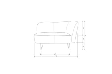 Serra Loungefåtölj - Grön - Möbler - Soffa - 2 sits soffa