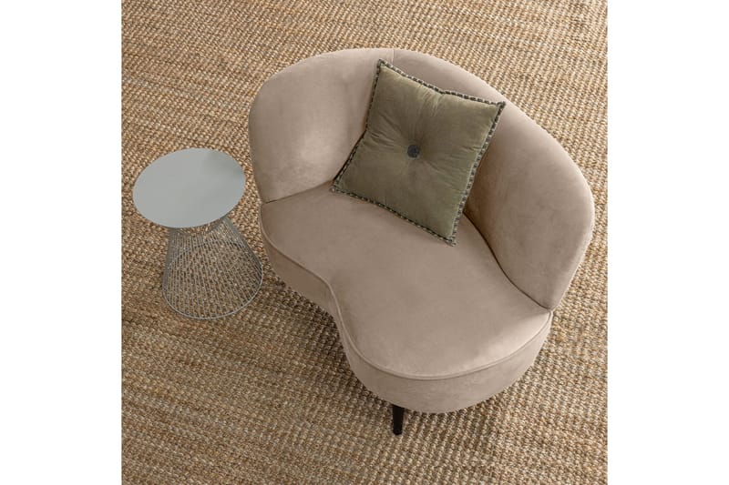 Serra Loungefåtölj - Khaki - Möbler - Soffa - Sammetssoffa