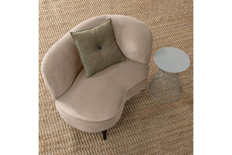 Serra Loungefåtölj - Khaki - Möbler - Soffa - Sammetssoffa
