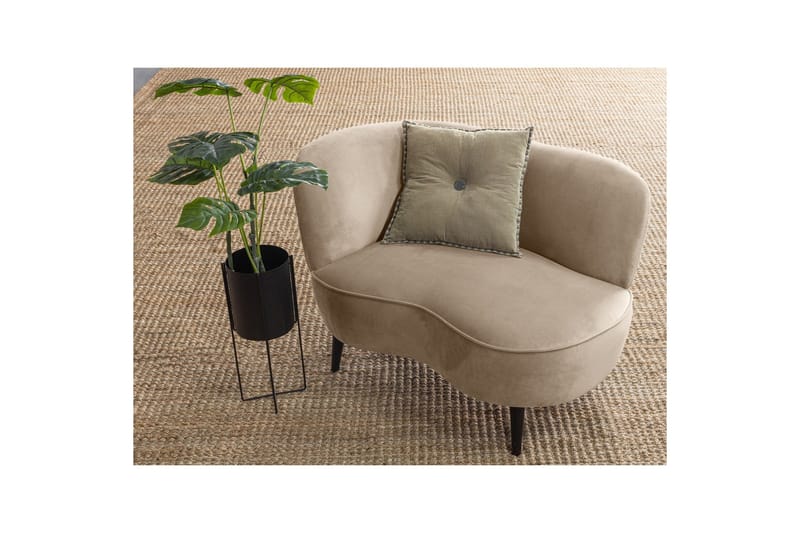 Serra Loungefåtölj - Khaki - Möbler - Soffa - Sammetssoffa
