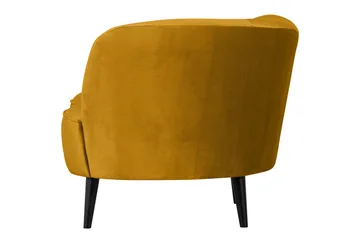 Serra Loungefåtölj - Ochre - Möbler - Soffa - Sammetssoffa