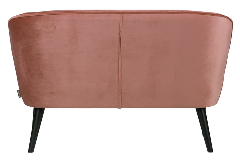 Serra Sammetssoffa Vintage - Rosa - Sammetssoffa - 2 sits soffa