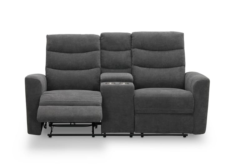 Shano Reclinersoffa 2-sits Elektrisk - Grå - Möbler - Soffa - Biosoffa & reclinersoffa - 2 sits biosoffa & reclinersoffa