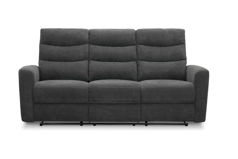 Shano Reclinersoffa 3-sits Manuell - Grå - Möbler - Soffa - 3 sits soffa
