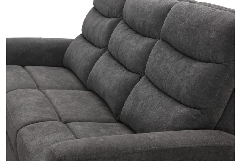 Shano Reclinersoffa 3-sits Manuell - Grå - Möbler - Soffa - 3 sits soffa