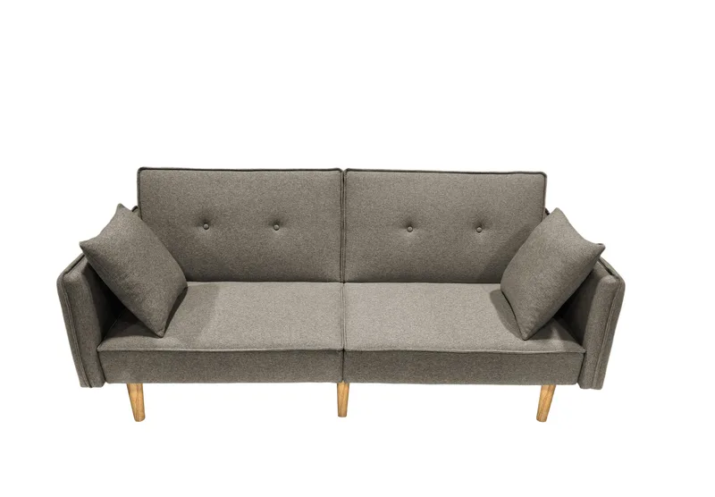 Signe bäddsoffa 3-sits - Brungrå, Ljusbrun