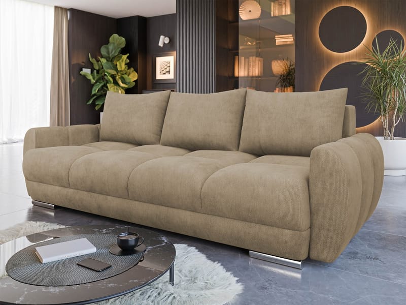 Simerly 3-sits Soffa - beige - Möbler - Soffa - Bäddsoffa