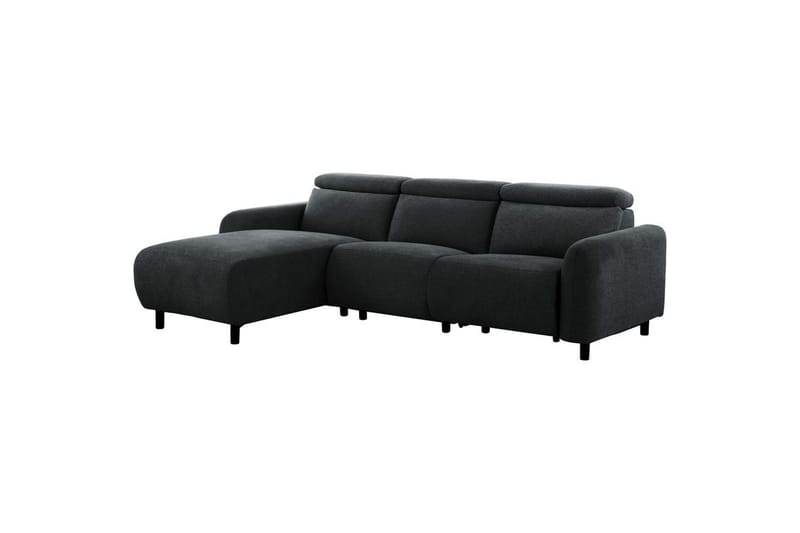 Skaane 3-sits Vänster L-formad Hörnsoffa med Recliner i Manchester - Grå - Möbler - Soffa - Biosoffa & reclinersoffa