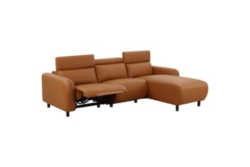 Skaane Reclinersoffa 3-sits - Brun - Möbler - Soffa - Skinnsoffor