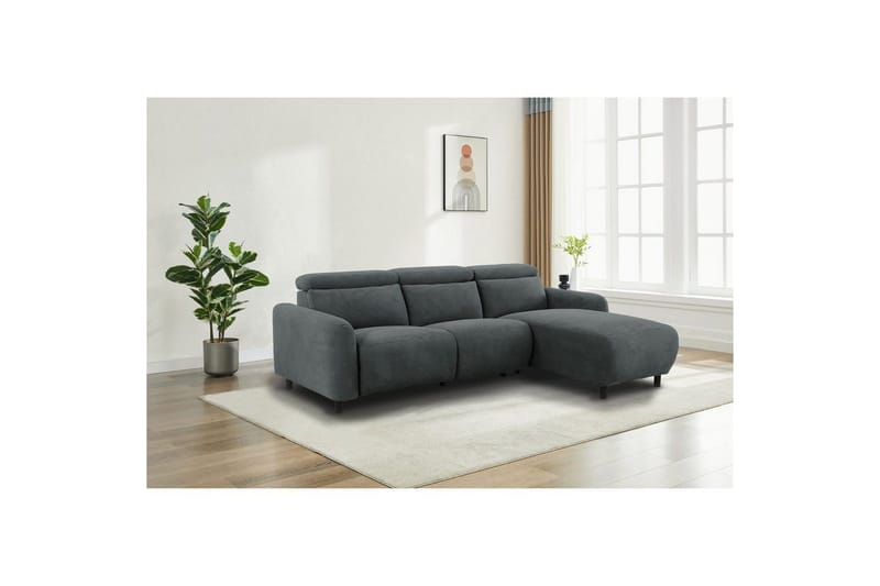 Skaane Reclinersoffa 3-sits - Grå - Möbler - Soffa - Biosoffa & reclinersoffa