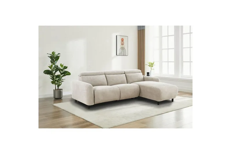 Skaane Reclinersoffa 3-sits - Vit - Möbler - Soffa - Biosoffa & reclinersoffa
