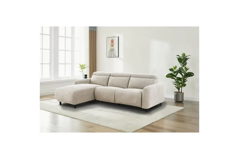 Skaane Reclinersoffa 3-sits - Vit - Möbler - Soffa - Biosoffa & reclinersoffa