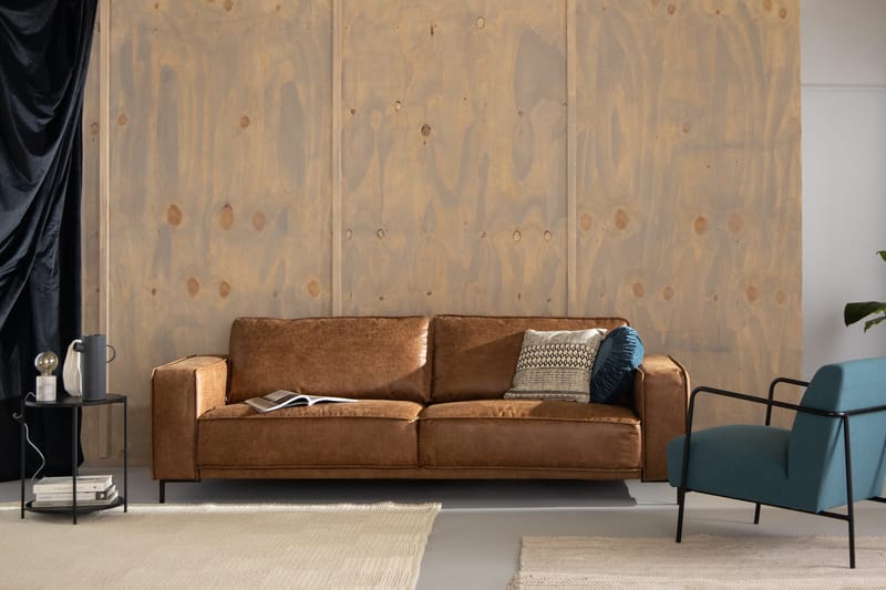 Akron 2,5-sits Soffa Bondedläder - Brun - Möbler - Soffa - Skinnsoffor