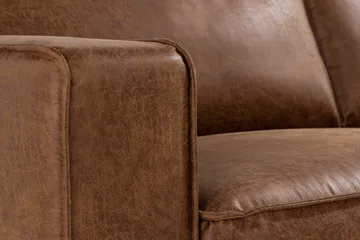 Akron 2,5-sits Soffa Bondedläder - Brun - Möbler - Soffa - Skinnsoffor