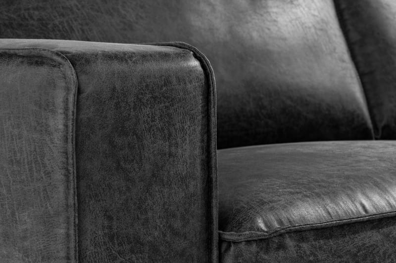 Akron 2,5-sits Soffa Bondedläder - Mörkgrå - Möbler - Soffa - Skinnsoffor