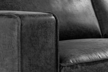 Akron 2,5-sits Soffa Bondedläder - Mörkgrå - Möbler - Soffa - Skinnsoffor
