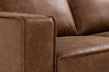 Akron 2-sits Soffa Bondedläder - Brun - Möbler - Soffa - Skinnsoffor