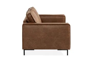 Akron 2-sits Soffa Bondedläder - Brun - Möbler - Soffa - Skinnsoffor