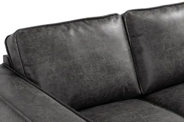 Akron 2-sits Soffa Bondedläder - Mörkgrå - Möbler - Soffa - Skinnsoffor