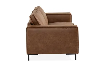 Akron 3-sits Soffa Bondedläder - Brun - Möbler - Soffa - Skinnsoffor