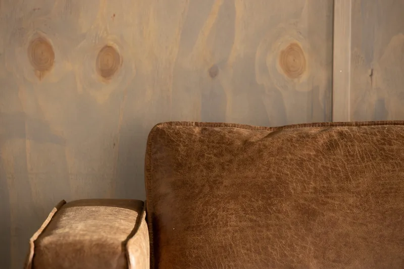 Akron 3-sits Soffa Bondedläder - Brun - Möbler - Soffa - Skinnsoffor