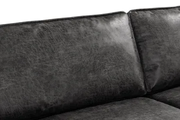 Akron 3-sits Soffa Bondedläder - Mörkgrå - Möbler - Soffa - Skinnsoffor