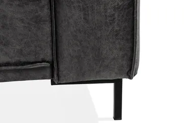 Akron 3-sits Soffa Bondedläder - Mörkgrå - Möbler - Soffa - Skinnsoffor