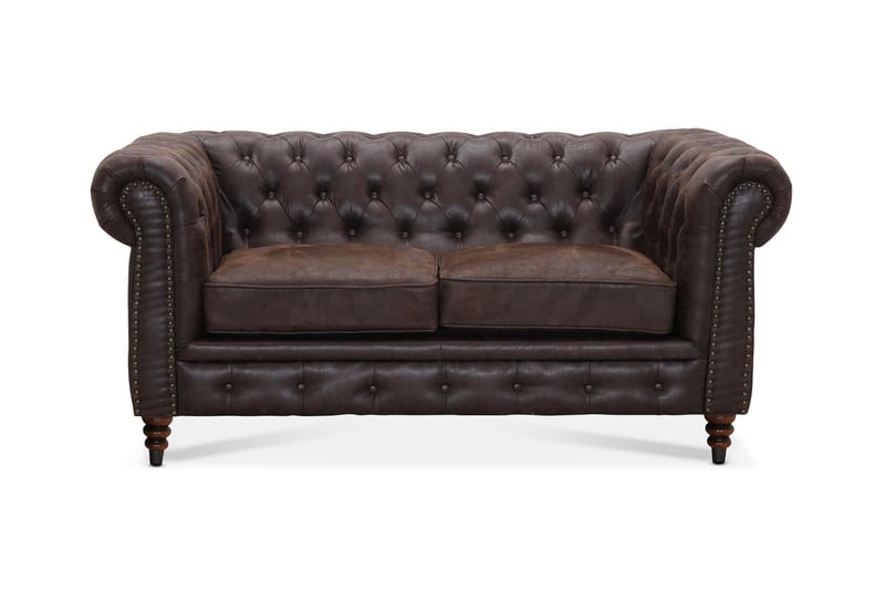 Cambridge 2-sits Soffa - Brun - Möbler - Soffa - Skinnsoffor