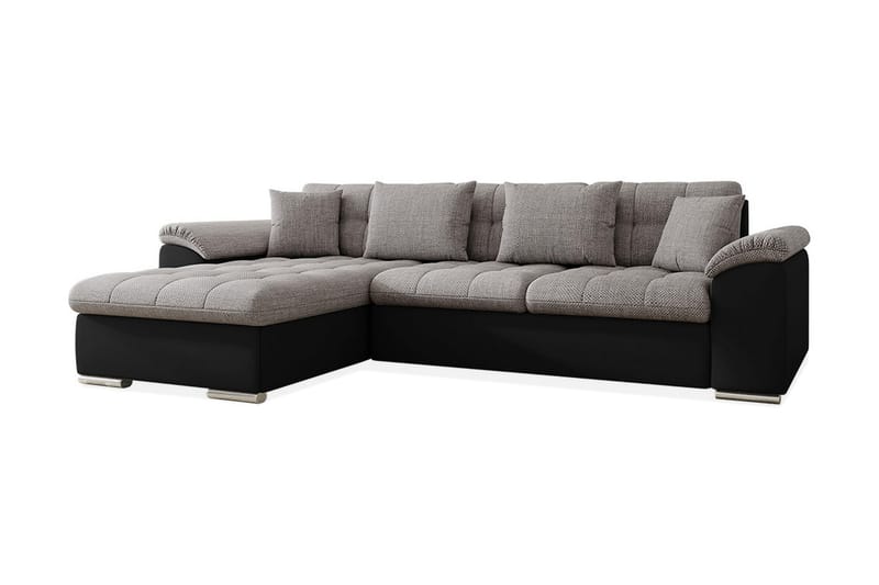 Camior Divanbäddsoffa 280x160x76 cm - Grå - Bäddsoffa - Bäddsoffa divan - Skinnsoffor