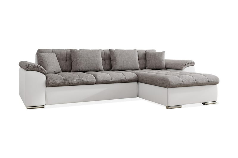 Camior Divanbäddsoffa 280x160x76 cm - Grå - Bäddsoffa - Bäddsoffa divan - Skinnsoffor