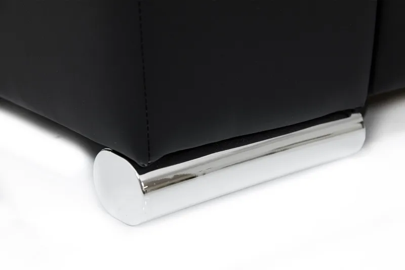 Camior Divanbäddsoffa 4-sits Höger Konstläder - Brun/Beige - Möbler - Soffa - Skinnsoffor