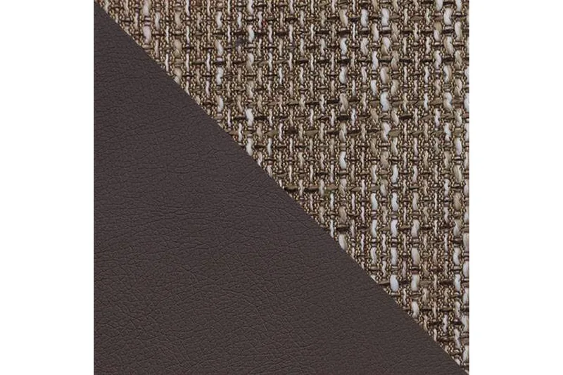 Camior Divanbäddsoffa 4-sits Höger Konstläder - Brun/Beige - Möbler - Soffa - Skinnsoffor