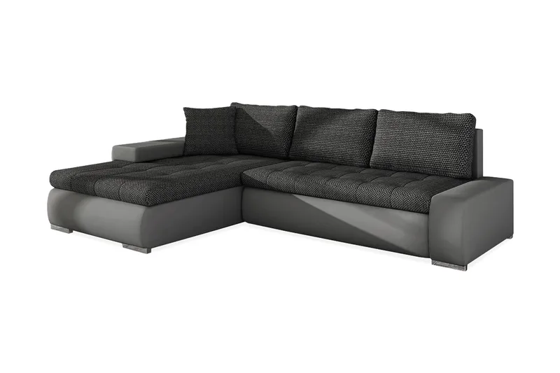 Cerys Divanbäddsoffa 265x185x85 cm Universal - Grå - Möbler - Soffa - Skinnsoffor
