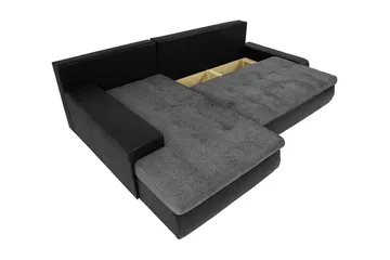 Cerys Divanbäddsoffa 265x185x85 cm Universal - Grå/Vit - Möbler - Soffa - Bäddsoffa - Bäddsoffa divan