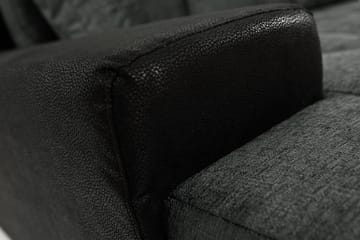 Cerys Divanbäddsoffa 265x185x85 cm Universal - Svart - Möbler - Soffa - Skinnsoffor