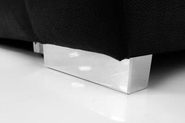 Cerys Divanbäddsoffa 265x185x85 cm Universal - Svart - Möbler - Soffa - Skinnsoffor